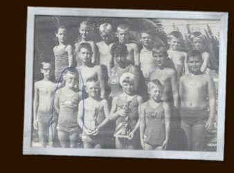 Elaine with her first swim club