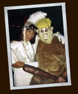 Elaine and John in costumes