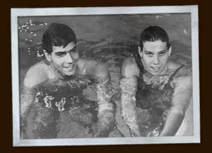 Tanner and Spitz at the 1967 Pan Am Games